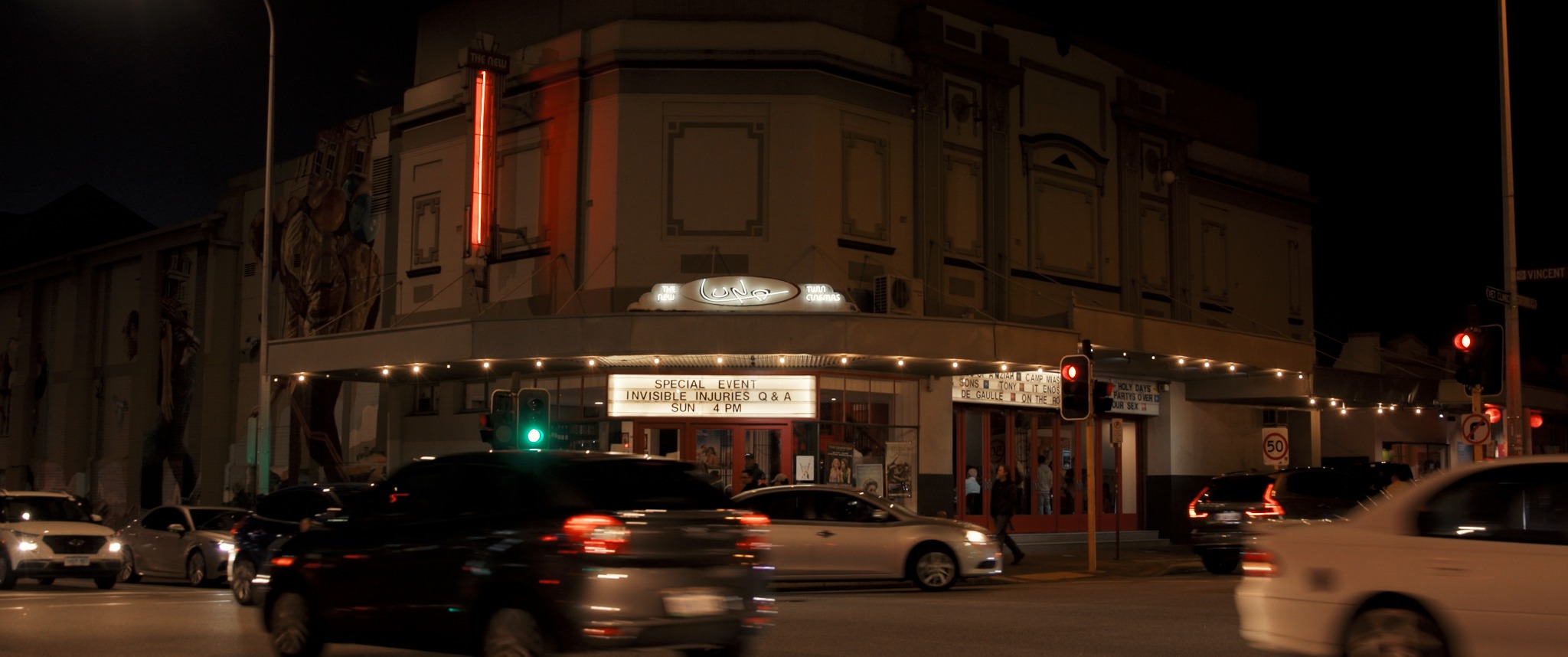 Luna Leederville cinema showing Invisible Injuries special event screening